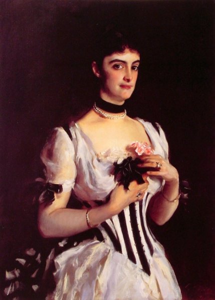 Mrs Wilton Phips by John Singer Sargent - Hand-Painted Oil Painting Reproduction