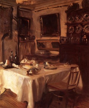 My Dining Room by John Singer Sargent Oil Painting
