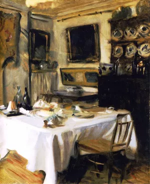 My Dining Room painting by John Singer Sargent