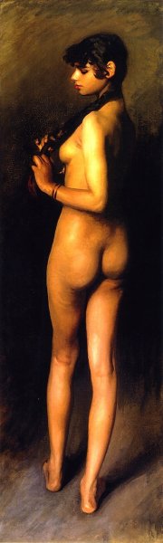 Nude Study of an Egyptian Girl by John Singer Sargent Oil Painting