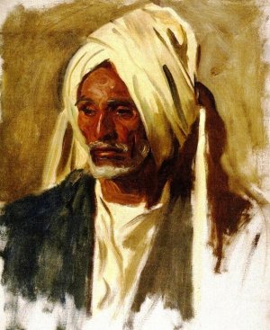 Old Man with a White Beard by John Singer Sargent Oil Painting