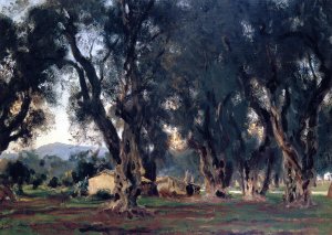 Olive Trees at Corfu by John Singer Sargent Oil Painting