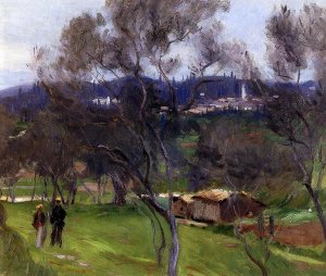 Olive Trees, Corfu by John Singer Sargent Oil Painting