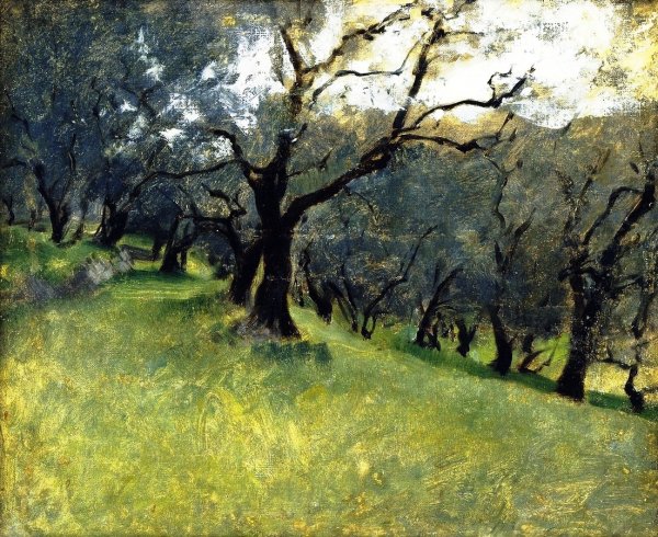 Olive Trees by John Singer Sargent - Hand-Painted Oil Painting Reproduction