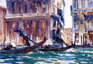 On the Canal by John Singer Sargent Oil Painting