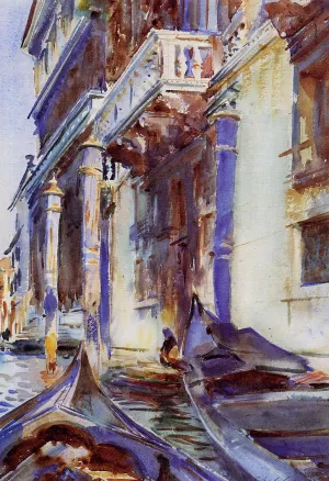 On the Grand Canal by John Singer Sargent Oil Painting