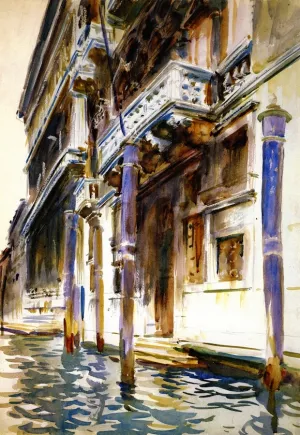Palazzo Corner Contarini dai Cavalli by John Singer Sargent - Oil Painting Reproduction