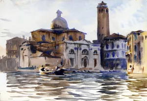 Palazzo Labbia, Venice by John Singer Sargent - Oil Painting Reproduction
