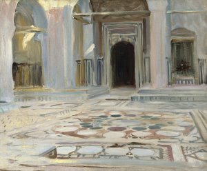 Pavement by John Singer Sargent Oil Painting