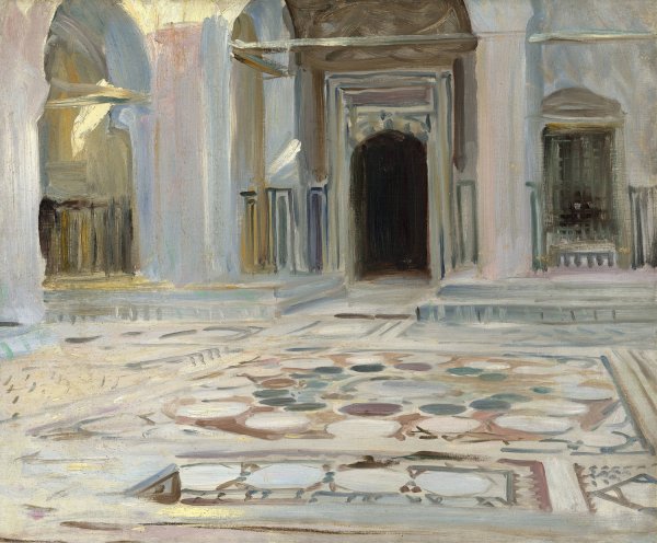 Pavement  by John Singer Sargent - Hand-Painted Oil Painting Reproduction