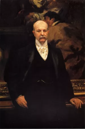 Peter A. B. Widener by John Singer Sargent - Oil Painting Reproduction