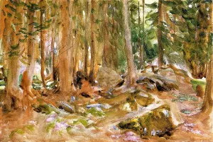 Pine Forest by John Singer Sargent - Oil Painting Reproduction
