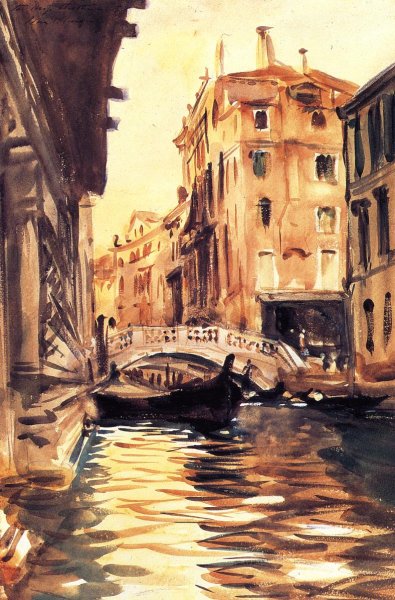Main Product Photo of Ponte della Canonica Painting by John Singer Sargent