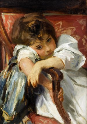 Portrait Of A Child by John Singer Sargent Oil Painting