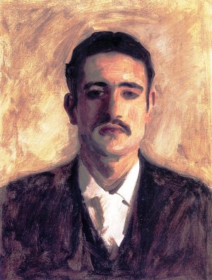 Portrait of a Man (probably Nicola d'Inverno) by John Singer Sargent Oil Painting