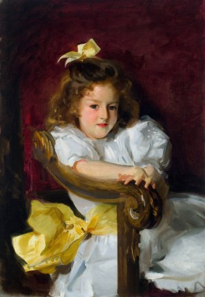 Portrait of Charlotte Cram by John Singer Sargent Oil Painting