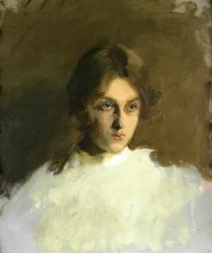 Portrait of Edith French by John Singer Sargent - Oil Painting Reproduction