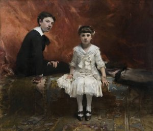 Portrait of Edouard and Marie-Louise Pailleron by John Singer Sargent Oil Painting