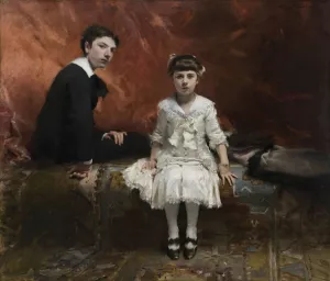 Portrait of Edouard and Marie-Louise Pailleron by John Singer Sargent Oil Painting