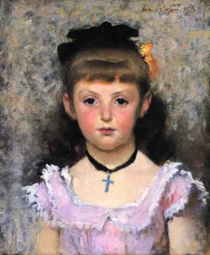 Portrait of Jeanne Kieffer by John Singer Sargent - Oil Painting Reproduction