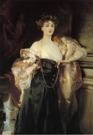 Portrait of Lady Helen Vincent, Viscountess d'Abernon by John Singer Sargent Oil Painting