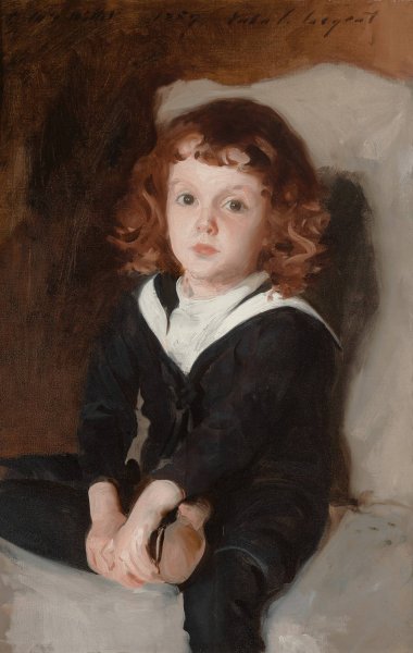 Portrait of Laurence Millet  by John Singer Sargent - Hand-Painted Oil Painting Reproduction