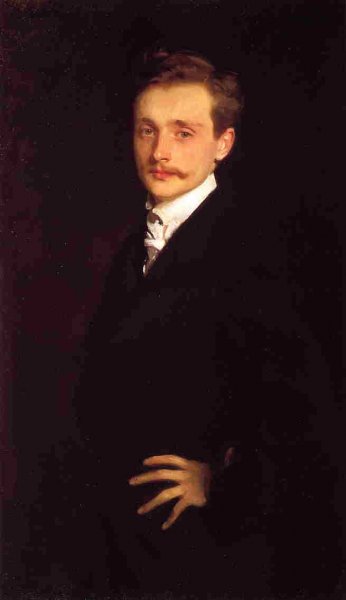 Portrait of Leon Delafosse by John Singer Sargent - Hand-Painted Oil Painting Reproduction