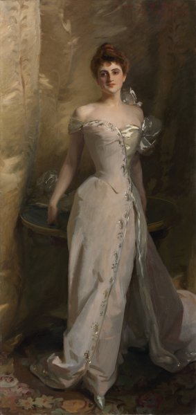 Portrait of Lisa Colt Curtis by John Singer Sargent Oil Painting