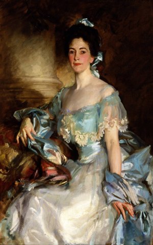 Portrait Of Mrs A Lawrence Rotch by John Singer Sargent Oil Painting