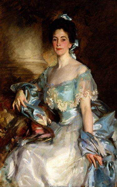 Portrait Of Mrs A Lawrence Rotch  by John Singer Sargent - Hand-Painted Oil Painting Reproduction