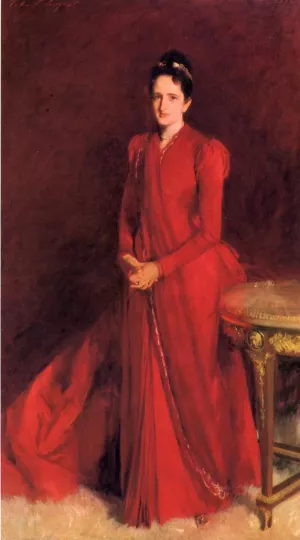 Portrait of Mrs. Elliott Fitch Shepard by John Singer Sargent - Oil Painting Reproduction
