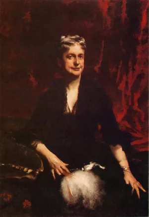 Portrait of Mrs. John Joseph Townsend Catherine Rebecca Bronson by John Singer Sargent Oil Painting