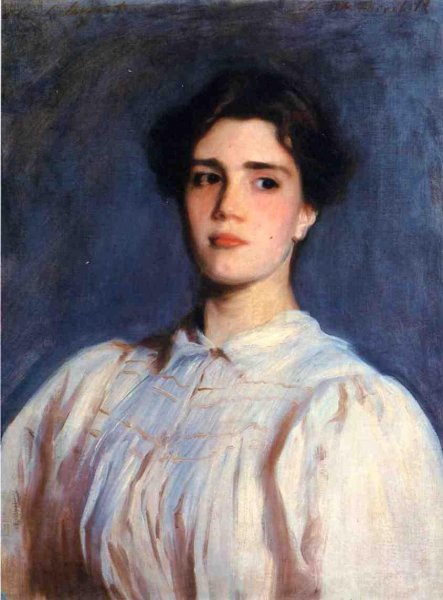 Portrait of Sally Fairchild by John Singer Sargent - Hand-Painted Oil Painting Reproduction