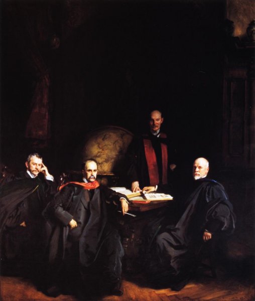 Main Product Photo of Professors Welch, Halsted, Osler and Kelly Painting by John Singer Sargent