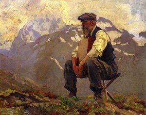 Reconnoitering by John Singer Sargent Oil Painting