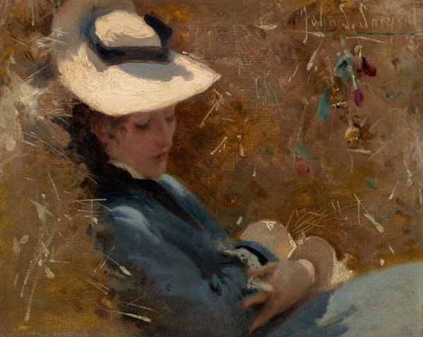 Resting  by John Singer Sargent - Hand-Painted Oil Painting Reproduction