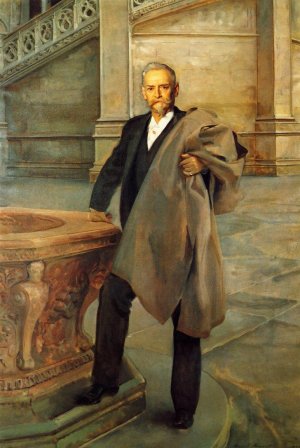 Richard Morris Hunt by John Singer Sargent Oil Painting