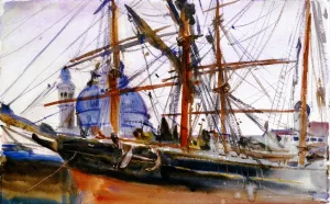 Rigging by John Singer Sargent Oil Painting
