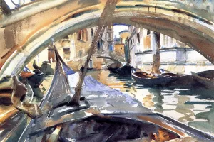 Rio de Santa Maria Formosa by John Singer Sargent - Oil Painting Reproduction