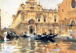 Rio dei Mendicanti by John Singer Sargent Oil Painting