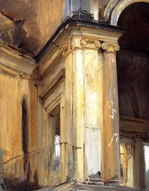 Roman Architecture by John Singer Sargent Oil Painting