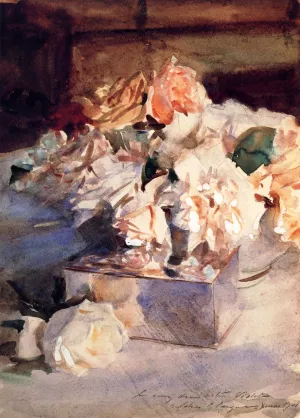 Roses painting by John Singer Sargent