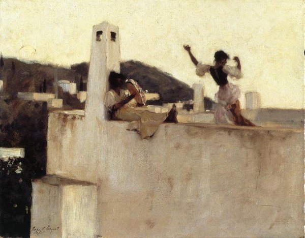 Rosina, Capri by John Singer Sargent - Hand-Painted Oil Painting Reproduction