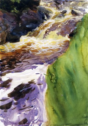 Rushing Water by John Singer Sargent Oil Painting