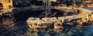 San Vigilio, Lake Garda by John Singer Sargent Oil Painting