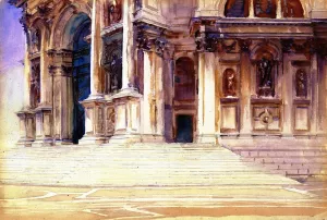 Santa Maria della Salute by John Singer Sargent - Oil Painting Reproduction
