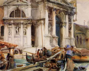 Santa Maria della Salute by John Singer Sargent - Oil Painting Reproduction