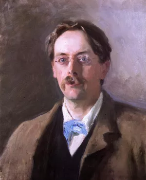 Sir Edmund Gosse painting by John Singer Sargent
