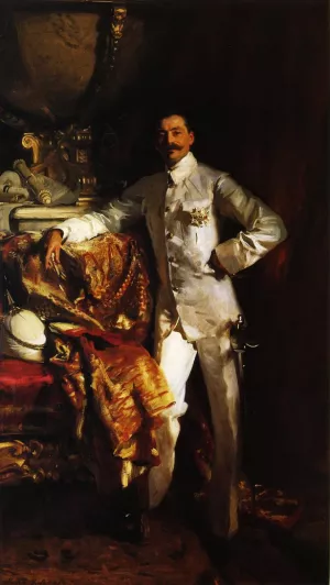 Sir Frank Swettenham painting by John Singer Sargent