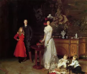 Sir George Sitwell, Lady Ida Sitwell and Family by John Singer Sargent Oil Painting